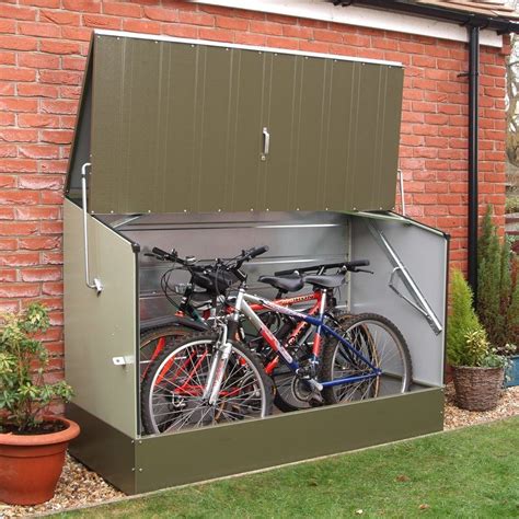 metal bike storage box|halfords bike racks storage.